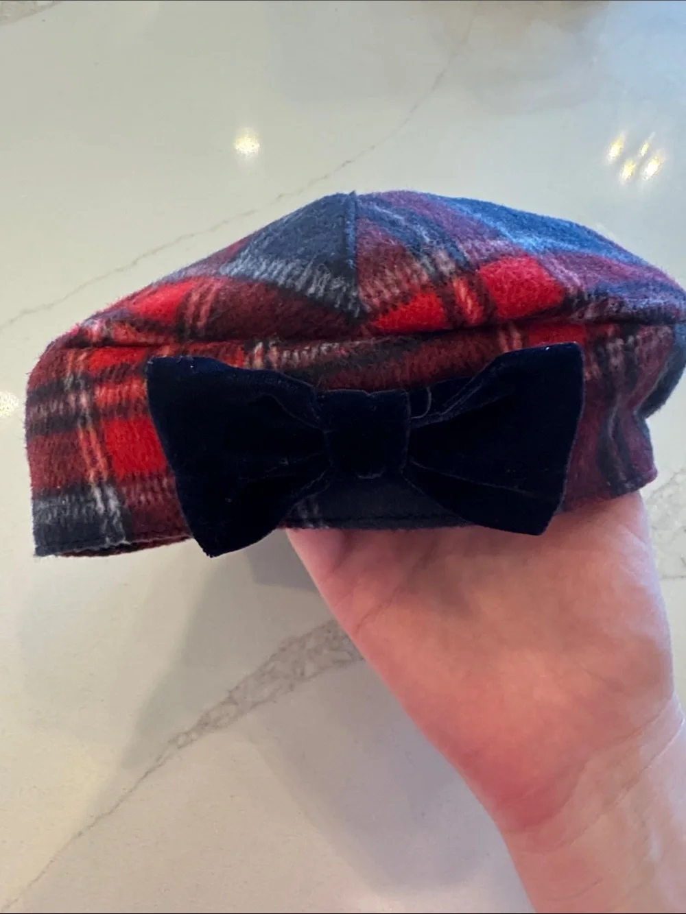 Janie and Jack tartan beret